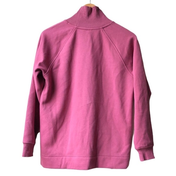 Athleta Cozy Karma Side Zip Funnel Neck Sweatshirt Sz XS - Picture 8 of 15